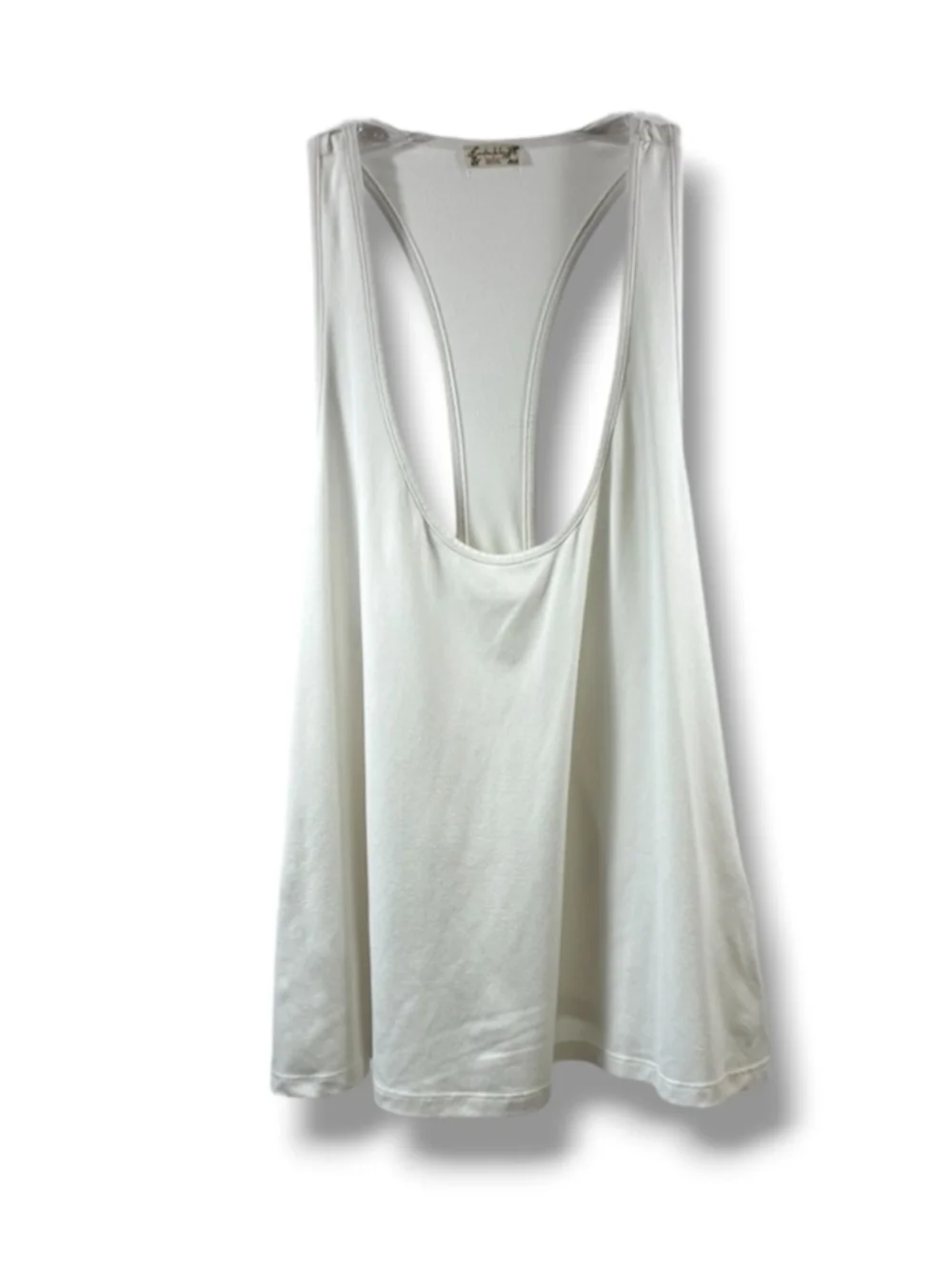 Intimately Free People Racerback Tank Top in White Size S